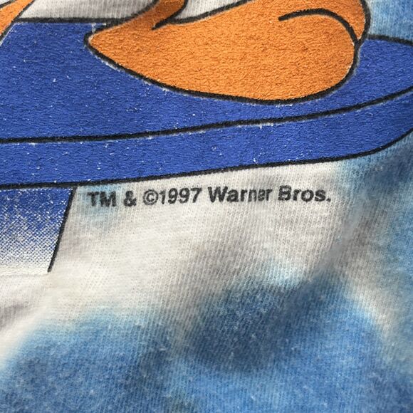 Looney Tunes Tweety Bird Nice Birdies Finish Last Shirt Kids 7/8 Vintage 90s - Picture 9 of 14